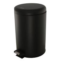 Ksitex BGR-20B Урна с механизмом поднятия крышки, чёрная, 20 л.