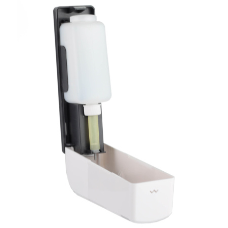 Ksitex SD-8909-400 Дозатор для жидкого мыла механический, пластик белый от магазина Белый Лис