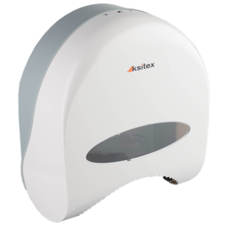 Ksitex TH-607W Диспенсер туалетной бумаги в больших рулонах, пластик белый