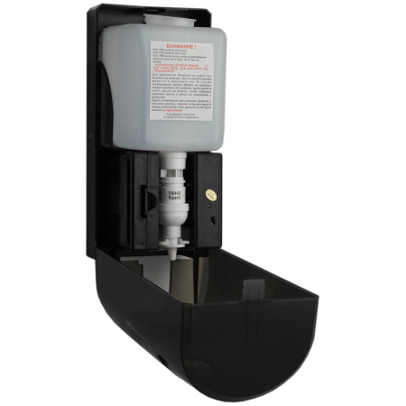 Ksitex AFD-7960B Сенсорный (автоматический) дозатор для мыла-пены, пластик чёрный 1,2 литра от магазина Белый Лис