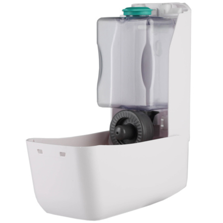 Ksitex SD-1368A Дозатор для жидкого мыла механический, пластик белый 0,6 литра от магазина Белый Лис