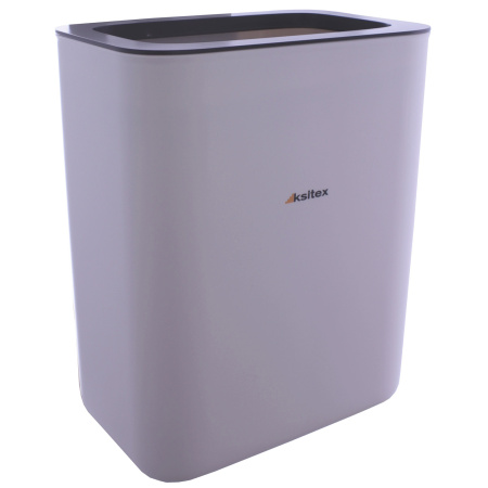 Ksitex GBW-26W Урна для мусора подвесная. 26 л. пластик, белая