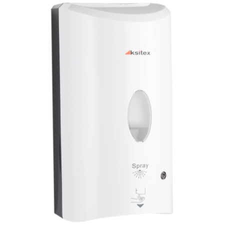 Ksitex ADD-7960W Сенсорный (автоматический) дозатор дезинфицирующих средств, пластик белый 1,2 литра
