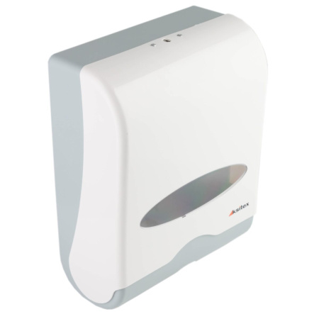 Ksitex TH-603W Диспенсер для бумажных полотенец Z-сложения, пластик белый