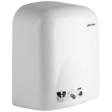 Ksitex M-1650 Сушилка для рук электрическая, пластик белая