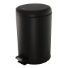 Ksitex BGR-20B Урна с механизмом поднятия крышки, чёрная, 20 л.
