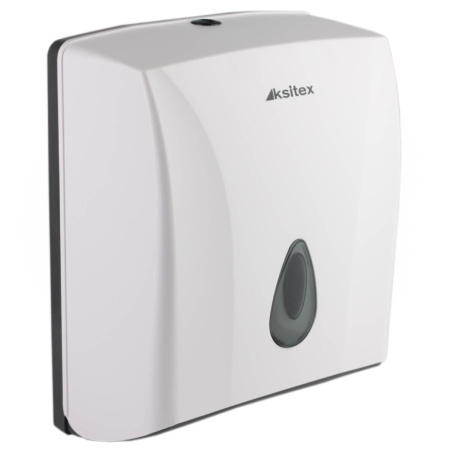 Ksitex TH-8228A Диспенсер для бумажных полотенец V-сложения, пластик белый от магазина Белый Лис