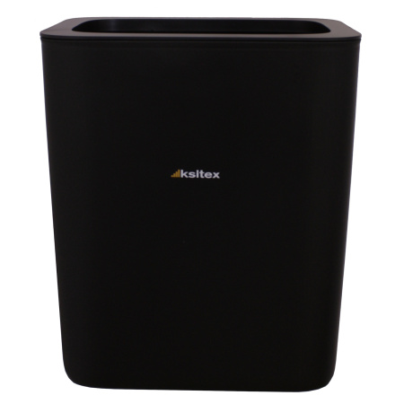 Ksitex GBW-26B Урна для мусора подвесная. 26 л. пластик, черная - Цена: 4 380.00 руб. - Урны и контейнеры для мусора - Магазин Белый Лис